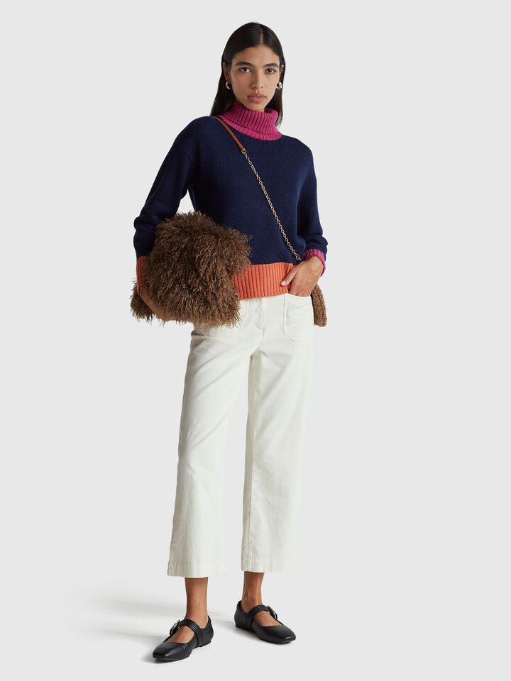 TURTLE NECK SWEATER Women image number 3